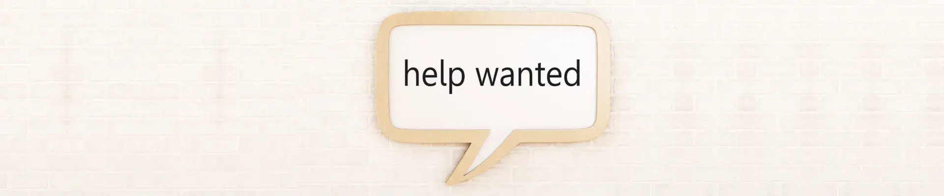 Help Wanted sign