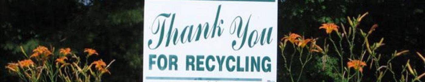 Thank you for Recycling 