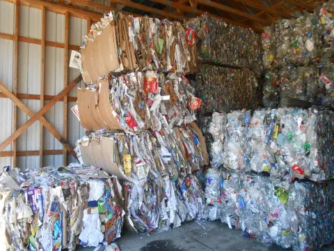 Baled MP & Plastics