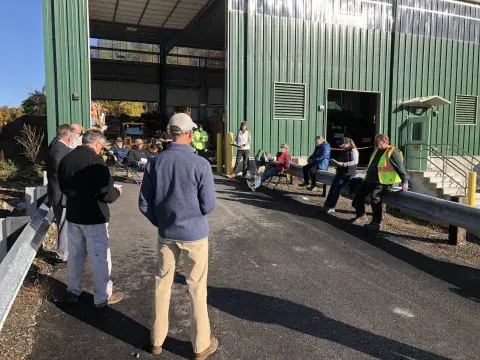 Gilford MOM meeting outside