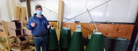 Keene Green Cone Solar Digesters
