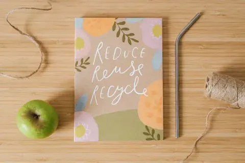 Reduce reuse recycle card