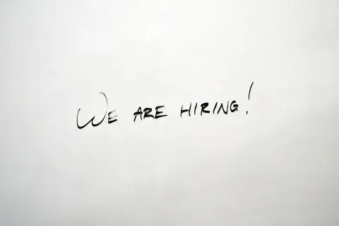 We are hiring