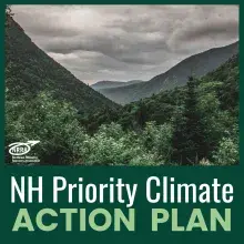 NH Priority Climate Action Plan Submitted to EPA with image of mountains