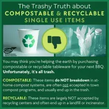Paper and plastic single use items