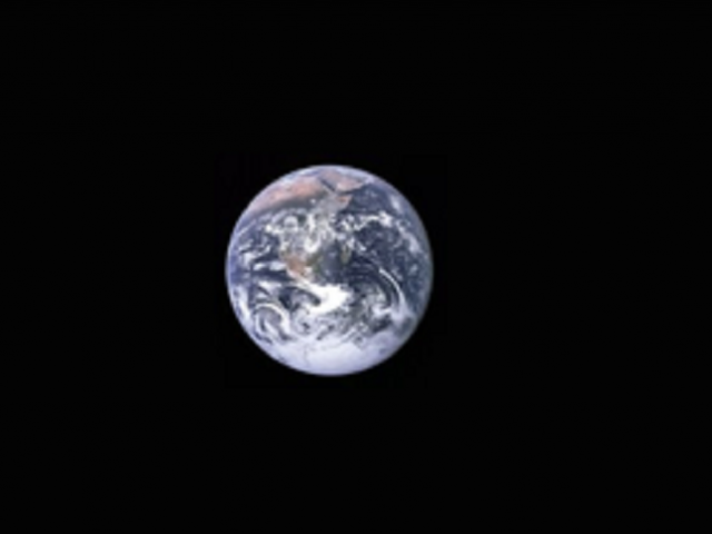 View of Earth from outerspace