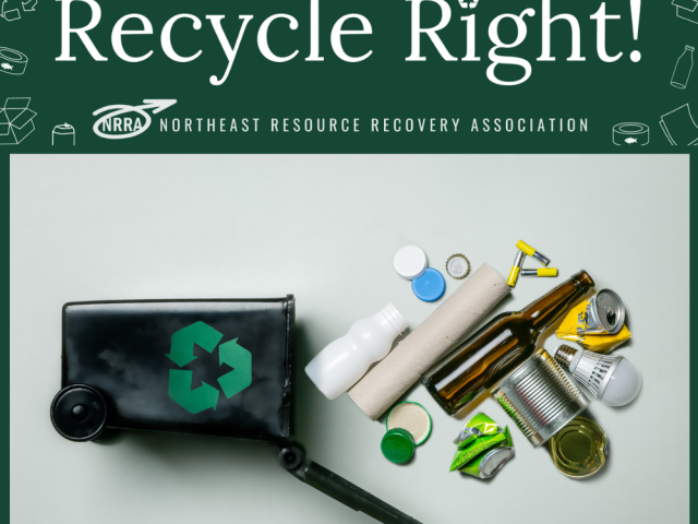 Recycle Right Campaign logo with recycling bin and recyclables