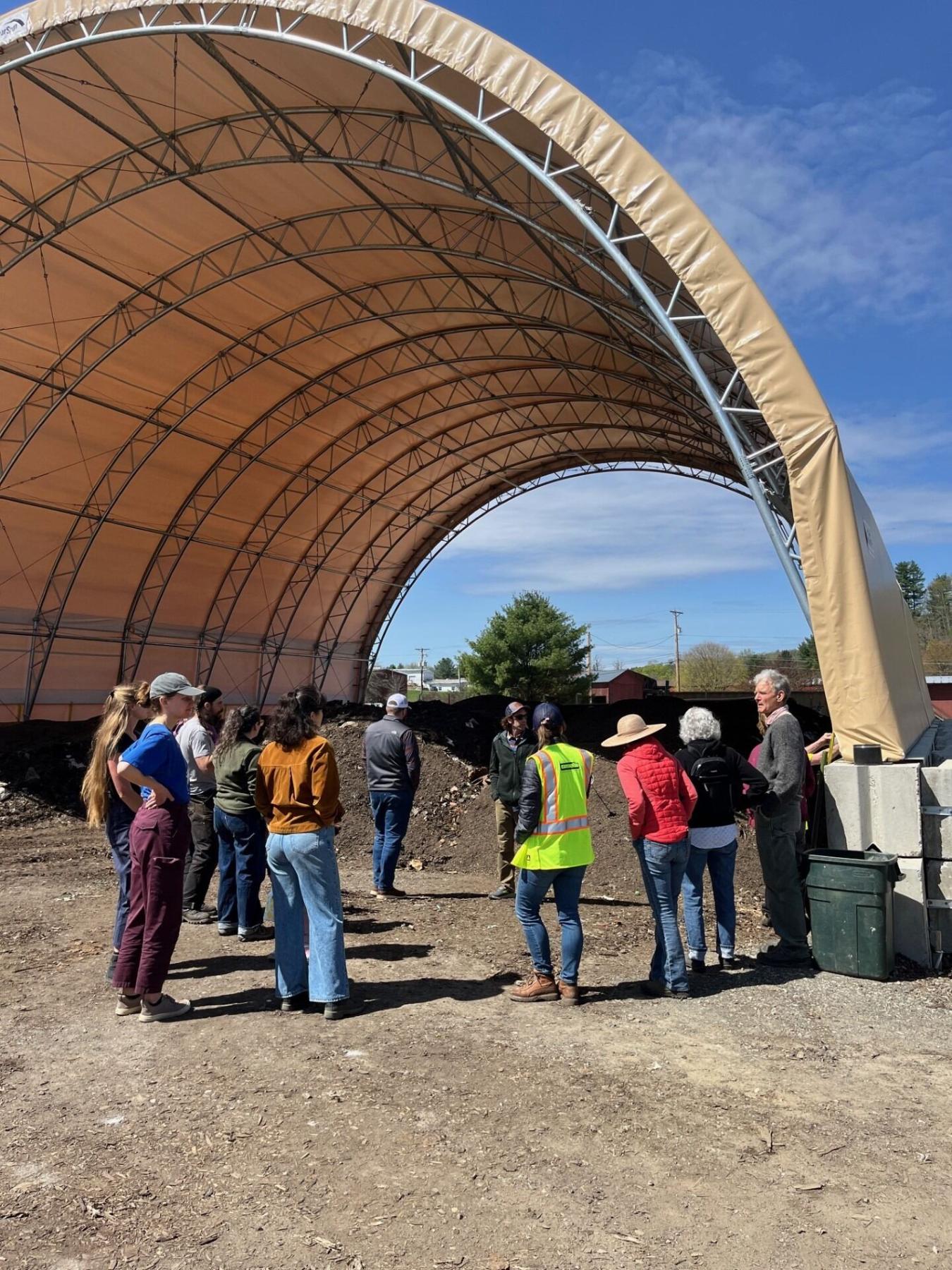 Windham compost tunnel