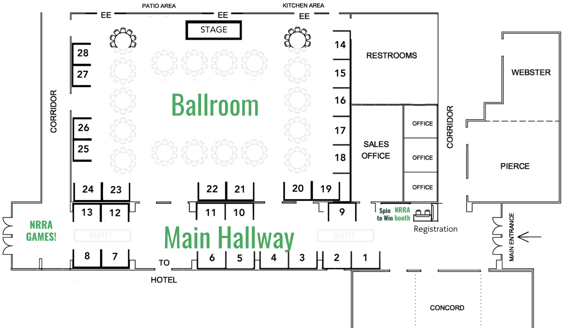 Map of 2025 Conference Layout