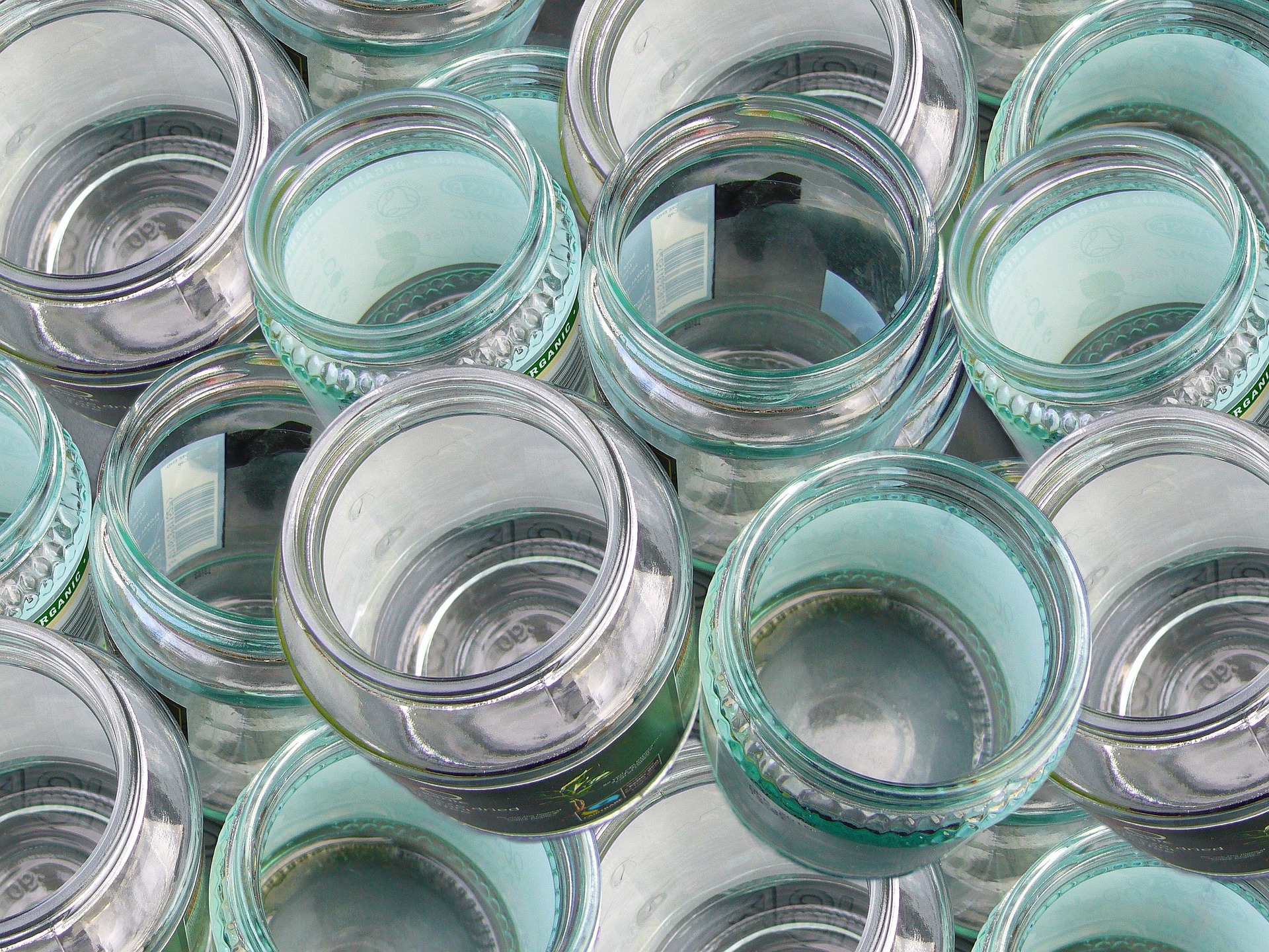 Glass jars